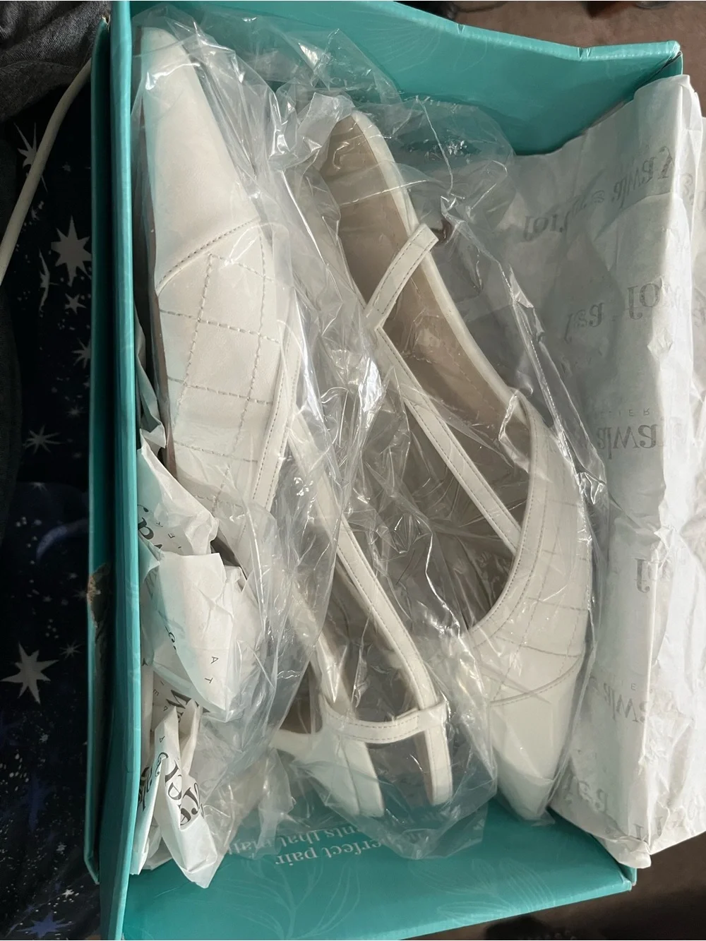White Quilted Slingback Kitten Heel Pumps
